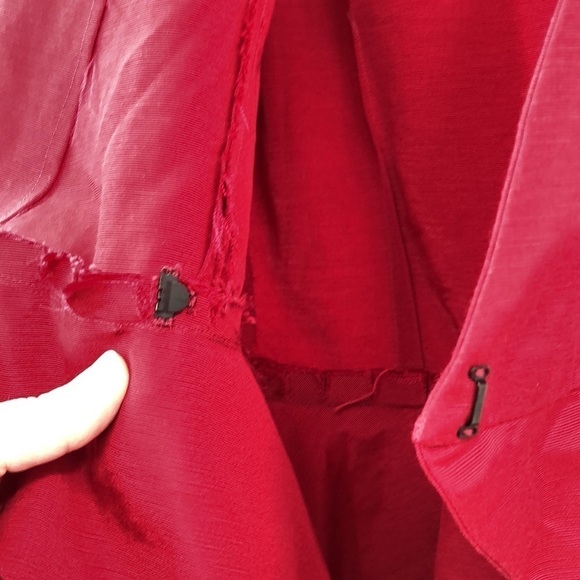 Vtg 80s Top Jacket High Low Peplum Size M Edwardian Victorian Style - Picture 7 of 7